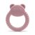 Lorelli Panda természetes szilikon rágóka - Deep Pink 