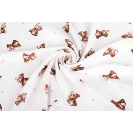 Sensillo 5  db-os színes,mintás textil pelenka - Teddy Beige