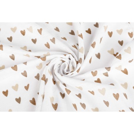 Sensillo 5  db-os színes,mintás textil pelenka - Teddy Beige