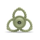 Lorelli Természetes szilikon csörgő-rágóka - Fresh Green 