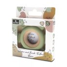 Lorelli Virág szilikon és bükkfa rágóka - Fresh Green 