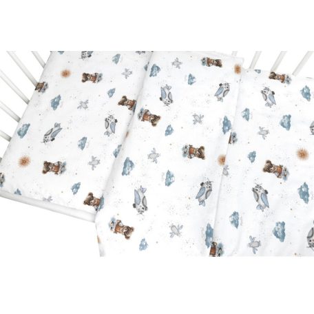 Baby Shop ágynemű huzat 90*120cm - kék maci 