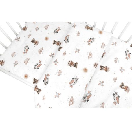 Baby Shop ágynemű huzat 90*120cm - bézs maci 