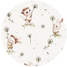 Baby Shop ágynemű huzat 100*135cm - Nyuszi és cica 