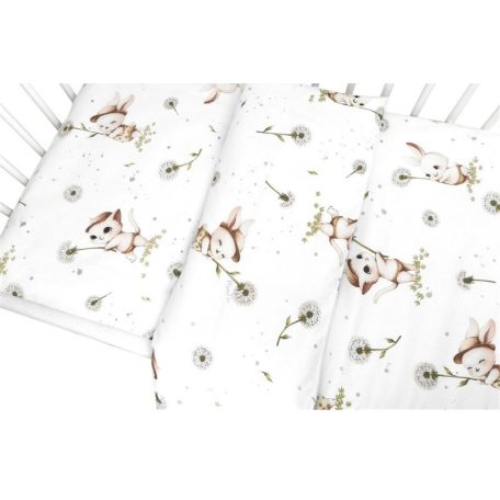 Baby Shop ágynemű huzat 100*135cm - Nyuszi és cica 