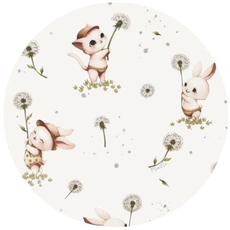 Baby Shop ágynemű huzat 90*120cm - Nyuszi és cica 