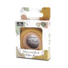 Lorelli Maci szilikon és bükkfa rágóka - Yellow 