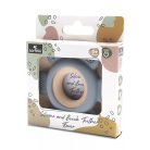 Lorelli Virág szilikon és bükkfa rágóka - Grey 