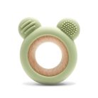 Lorelli Maci szilikon és bükkfa rágóka - Fresh Green 