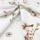 Baby Shop 3 részes ágynemű garnitúra - Nyuszi és cica