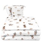 Baby Shop 3 részes ágynemű garnitúra - bézs maci