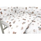 Baby Shop 3 részes ágynemű garnitúra - bézs maci