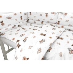 Baby Shop 3 részes ágynemű garnitúra - bézs maci