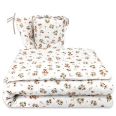 Baby Shop 3 részes ágynemű garnitúra - bézs kacsa 