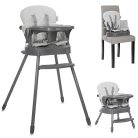 Lorelli Siesta 3az1-ben fix etetőszék - Grey Leather