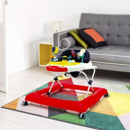 Asalvo Bébikomp Space világűr - zenés játéktálcával Red