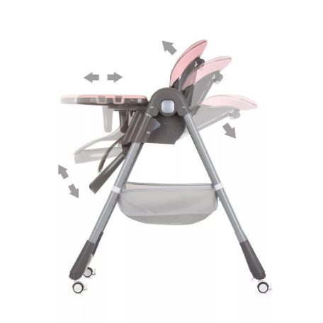 Chipolino First Spoon multifunkciós etetőszék - Flamingo