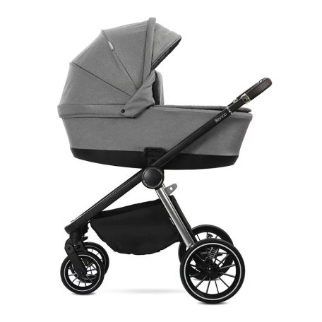 Lorelli Bianca 3az1-ben újszülött babakocsi Lorelli Aria Luxe hordozóval - Grey