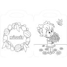 Nyuszi műhelye kifestő 