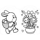 Húsvét szépségei kifestő 