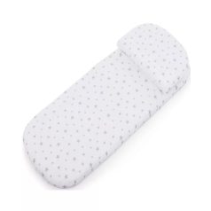 Chipolino matrac mózeskosárba 78x31x2 cm - Grey Stars