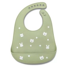 Lorelli szilikon előke - fresh green