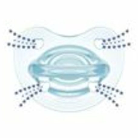 Chicco Physio Soft cumi 6-16 hó puha szilikon - kék