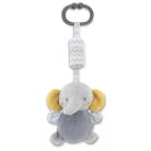 Lorelli Toys Campanula plüss babakocsi játék - Szürke Elefánt 