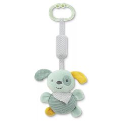   Lorelli Toys Campanula plüss babakocsi játék - Zöld Kutya