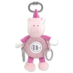 Lorelli Toys plüss csörgőjáték - Pink Unikornis