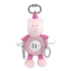 Lorelli Toys plüss csörgőjáték - Pink Unikornis