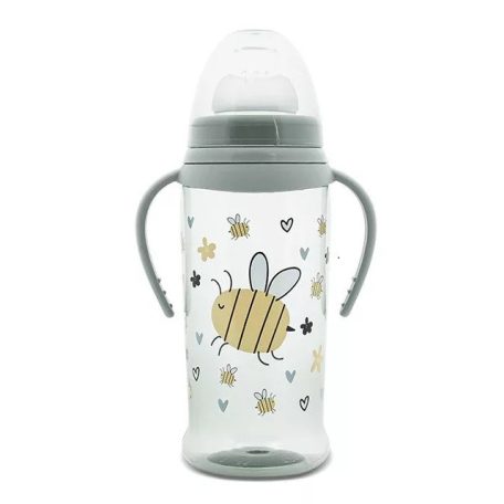 Lorelli My Friend itatópohár fogantyúval 350ml - Icebreg Green