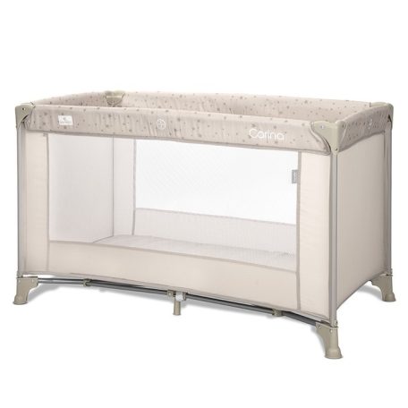 Lorelli Carina 1 fix utazóágy - Beige Stars