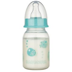 Baby-Nova cumisüveg 120 ml szilikon cumival S-es - halacska