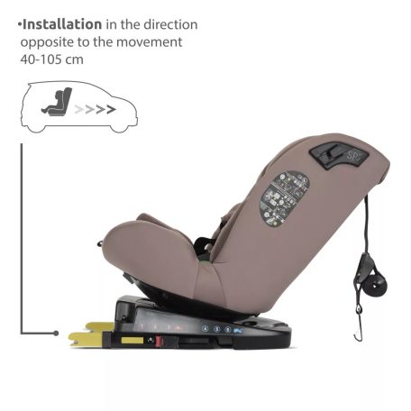 Lorelli Rodeo 360 isofix autósülés 40-150cm - Dark Pink
