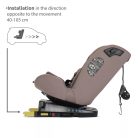 Lorelli Rodeo 360 isofix autósülés 40-150cm - Beige