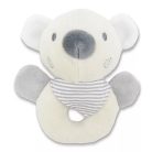 Lorelli Toys Plüss csörgő karika - Bézs Maci 