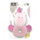Lorelli Toys Plüss csörgő karika - Pink Unikornis