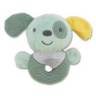 Lorelli Toys Plüss csörgő karika - Zöld Kutya 