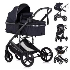   Chipolino Amore 3:1 babakocsi mózessé alakítható sportrésszel - Blackberry 