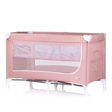 Chipolino Ariel multifunkciós utazóágy - Pink Marshmеllow 