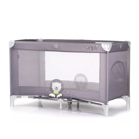 Chipolino Capri 1 szintes utazóágy - Bear grey