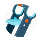 Chipolino Flippy lépcsős wc szűkítő - Blue-klón