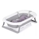 Chipolino Isla összecsukható kád hálós babatartóval 81 cm - Grey