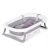 Chipolino Isla összecsukható kád hálós babatartóval 81 cm - Grey