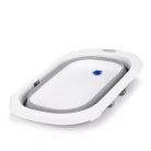 Chipolino Isla összecsukható kád hálós babatartóval 81 cm - Grey