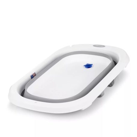 Chipolino Isla összecsukható kád hálós babatartóval 81 cm - Grey