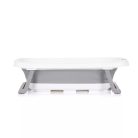 Chipolino Isla összecsukható kád hálós babatartóval 81 cm - Grey