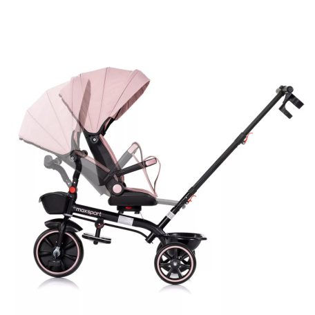 Chipolino Max Sport tricikli kupolával - Pink Marshmallow 