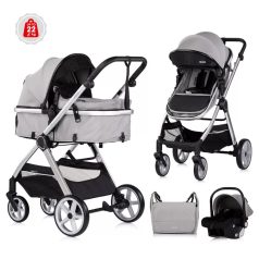   Chipolino Vista 3:1 babakocsi mózessé alakítható sportrésszel - Cloud grey